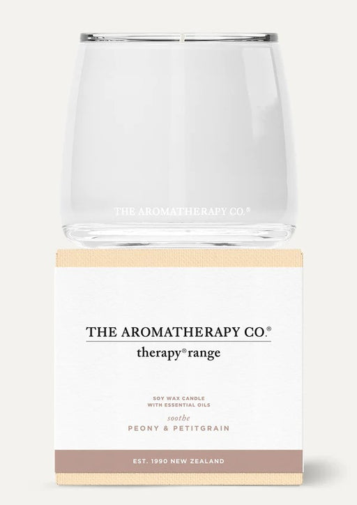 The Aromatherapy Co. Therapy Candle 260g - Peony & Petigrain - Kitchen Antics