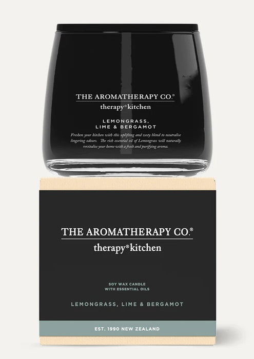 The Aromatherapy Co. Kitchen Candle 260g - Lemongrass Lime & Bergamot