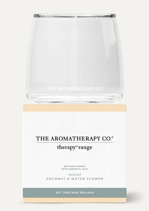 The Aromatherapy Co. Therapy Candle 260g - Coconut & Water Flower - Kitchen Antics