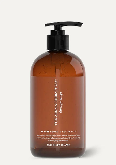 The Aromatherapy Co. Therapy Hand & Body Wash 500ml - Peony & Petitgrain