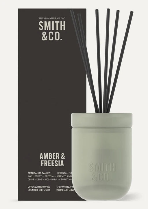Smith & Co Diffuser 200ml - Amber & Freesia