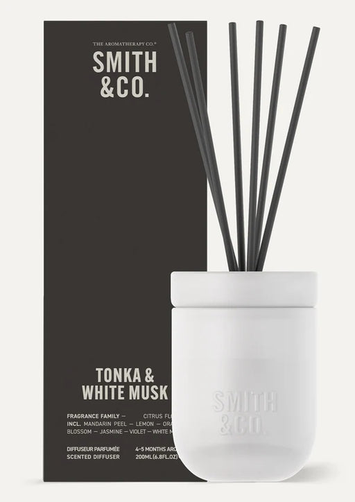 Smith & Co Diffuser 200ml - Tonka & White Musk
