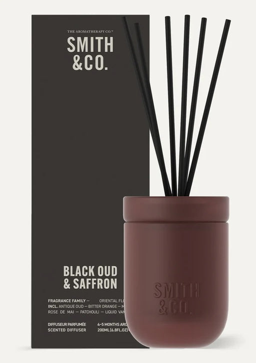 Smith & Co Diffuser 200ml - Black Oud & Saffron