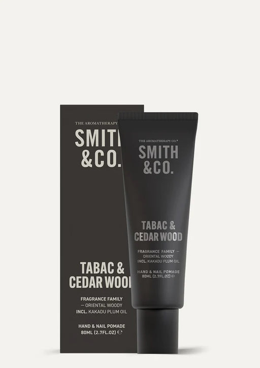 Smith & Co Hand and Nail Pomade 80ml - Tabac & Cedarwood