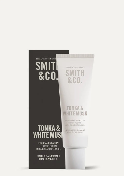 Smith & Co Hand and Nail Pomade 80ml - Tonka & White Musk