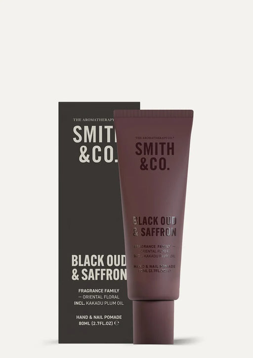 Smith & Co Hand and Nail Pomade 80ml - Black Oud & Saffron