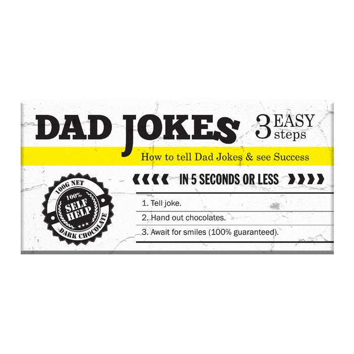 Dad Jokes Chocolate 100g - Dark