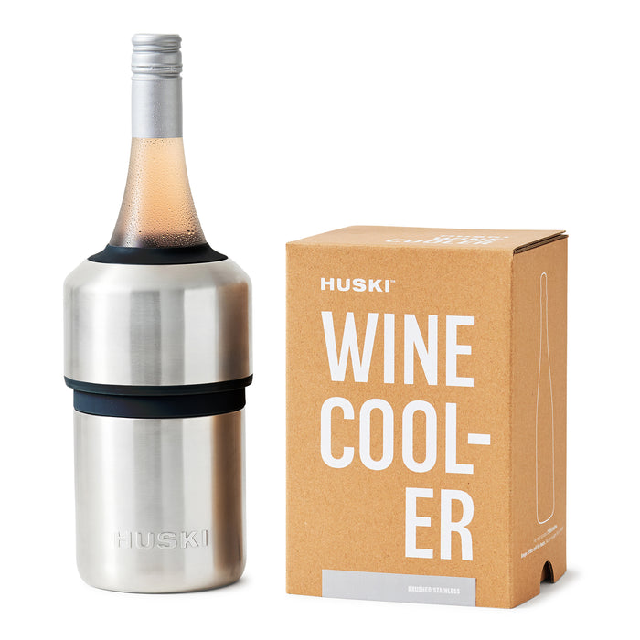 Huski Wine Cooler - Brushed Steel