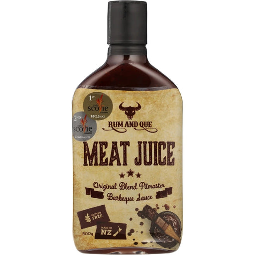 Rum and Que Meat Juice Sauce 466g - Kitchen Antics