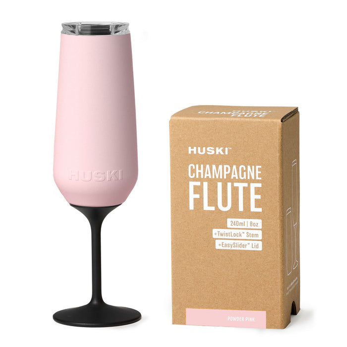 Huski Champagne Flute - Powder Pink