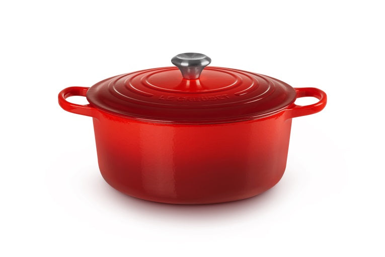Le Creuset Signature Round Casserole 28cm - Cerise - Kitchen Antics