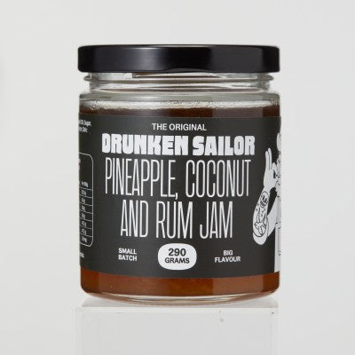 Drunken Sailor Pineapple Coconut & Rum Jam 290g