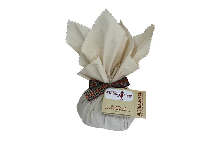 Pudding Lady Christmas Pudding 2kg - Round