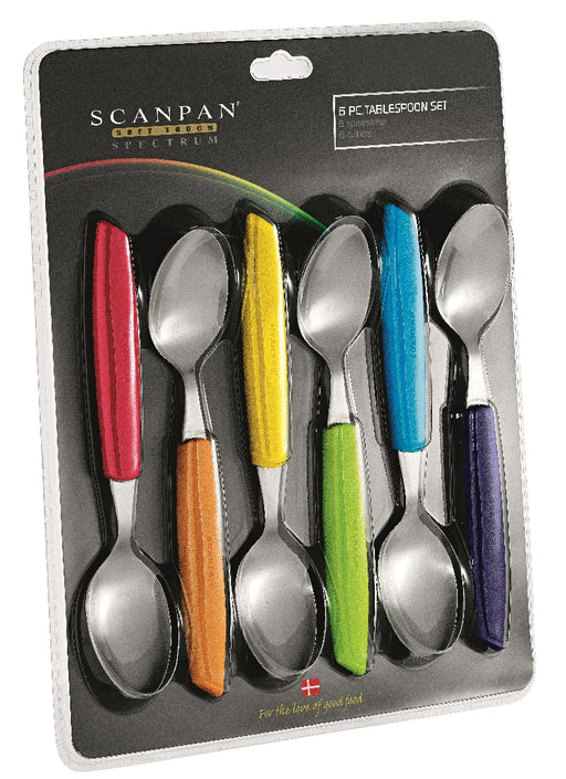 Scanpan Spectrum Spoon Set of 6 - Coloured