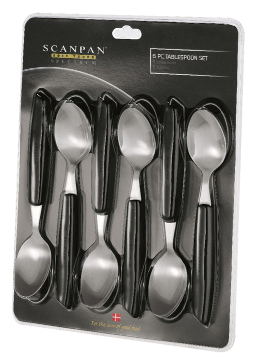 Scanpan Spectrum Spoons set of 6 - Black - Kitchen Antics