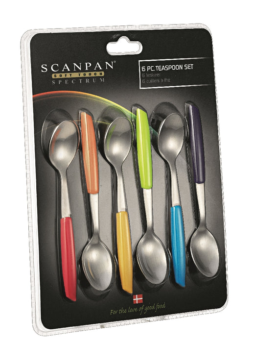 Scanpan Spectrum Teaspoons set of 6 - Coloured - Kitchen Antics