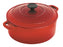 Chasseur Round Casserole 26cm / 5.0lt - Inferno Red - Kitchen Antics