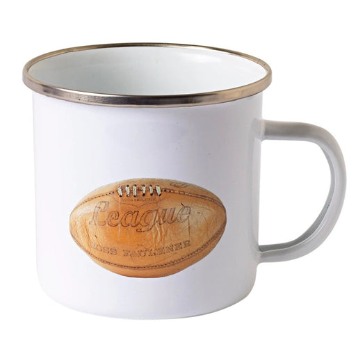 SN Enamel Mug - Vintage Rugby League - Kitchen Antics