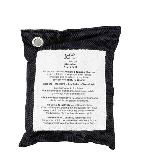 Ioco Bamboo Charcoal Pouch Natural Absorber - Black - Kitchen Antics