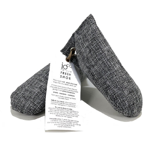 Ioco Fresh Shoe Bamboo Charcoal Pouch Natural Absorber s/2 - Grey - Kitchen Antics