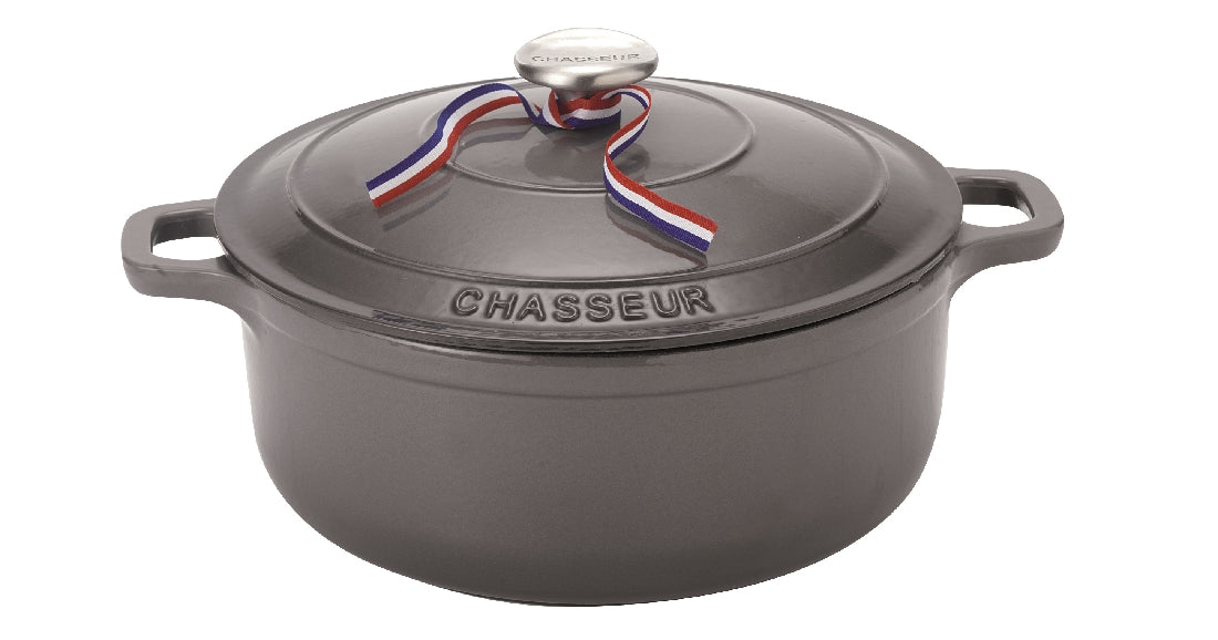 Chasseur Round Casserole 28cm / 6.1lt - Caviar