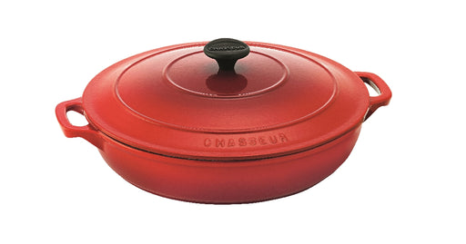 Chasseur Round Casserole 30cm / 2.5lt - Inferno Red - Kitchen Antics