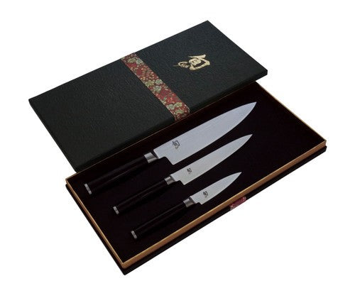 Shun Classic 3pc Knife Set Boxed