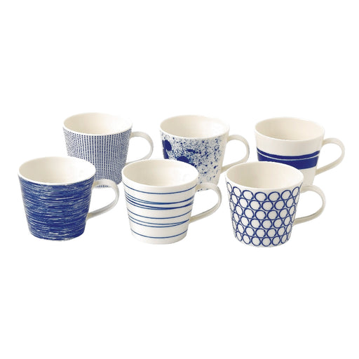Royal Doulton Pacific Mugs Set of 6 - Blue - Kitchen Antics