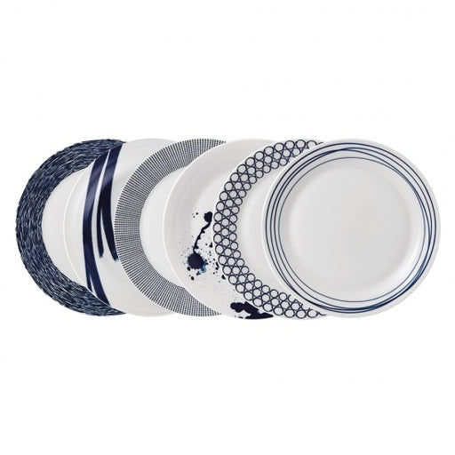 Royal Doulton Pacific Plates 28cm Set of 6 - Blue - Kitchen Antics