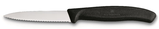 Victorinox Paring Knife 8cm Serrated - Black - Kitchen Antics