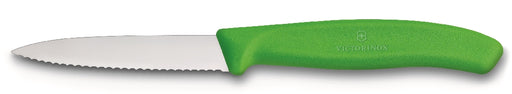 Victorinox Paring Knife 8cm Serrated - Green - Kitchen Antics
