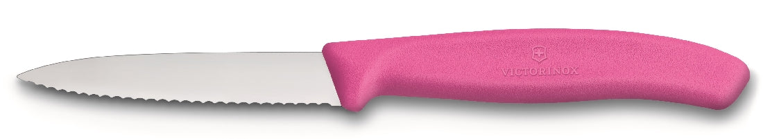 Victorinox Paring Knife 8cm Serrated - Pink - Kitchen Antics