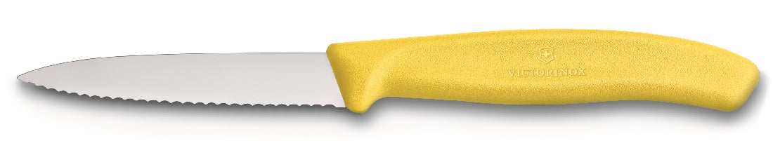 Victorinox Paring Knife 8cm Serrated - Yellow