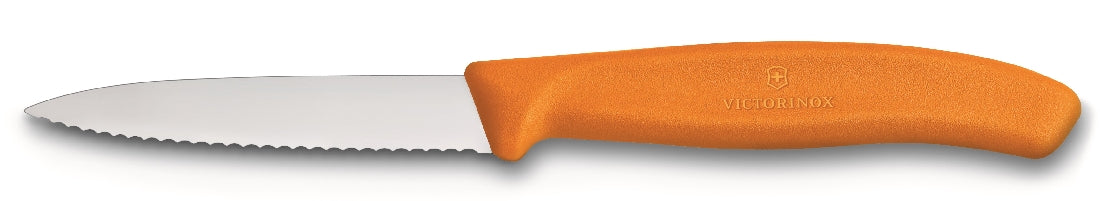 Victorinox Paring Knife 8cm Serrated - Orange - Kitchen Antics