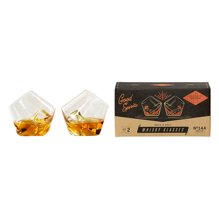 Gentlemen's Hardware Rocking Whisky Glasses Set of 2 - Kitchen Antics