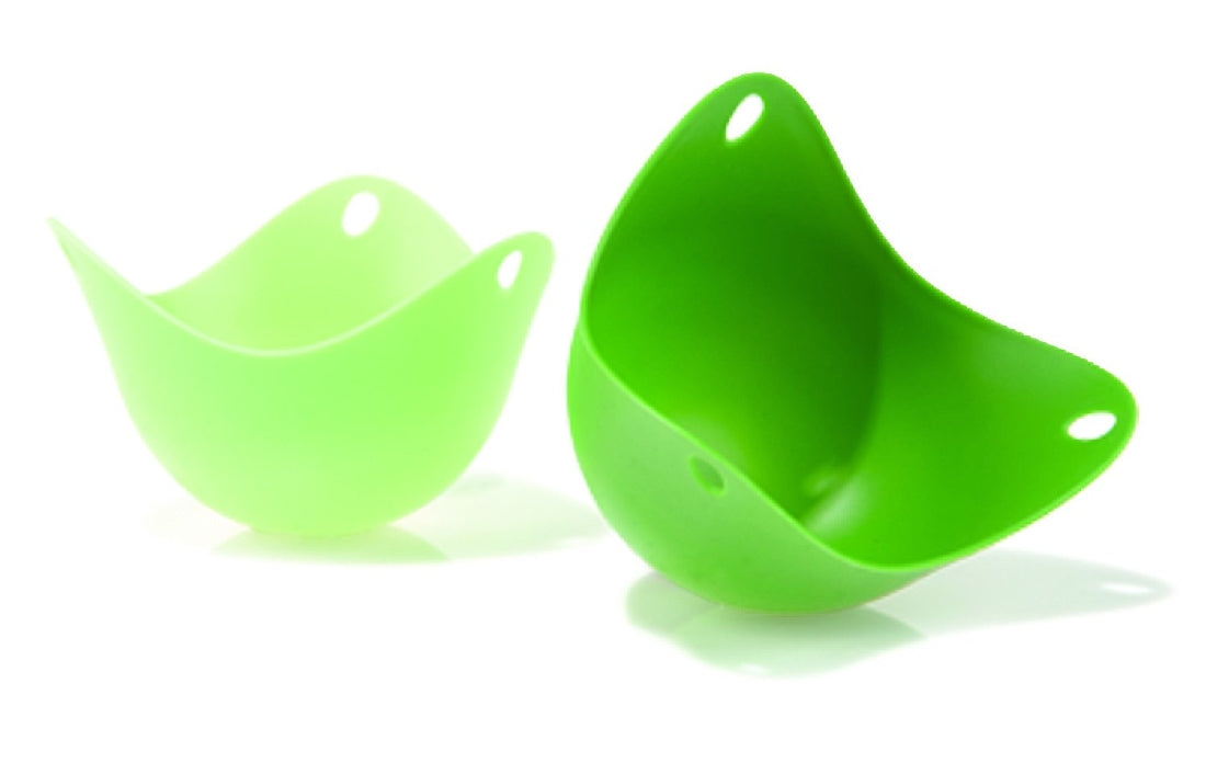 Poach Pods (set of 2) - Green/Translucent - Kitchen Antics