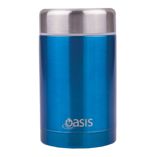 Oasis S/S Insulated Food Flask 450ml - Aqua - Kitchen Antics