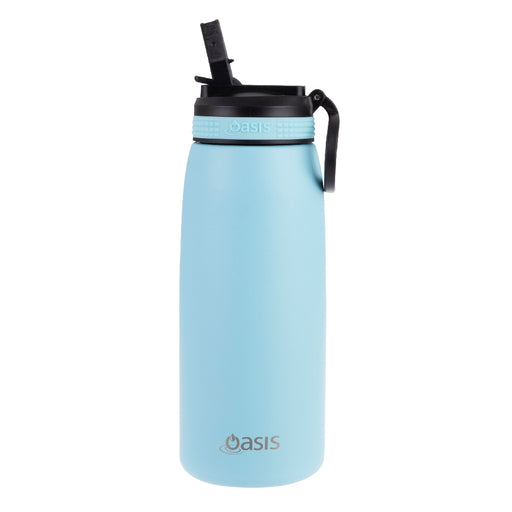 Oasis S/S Insulated Sports Bottle w/Sipper 780ml - Island Blue - Kitchen Antics