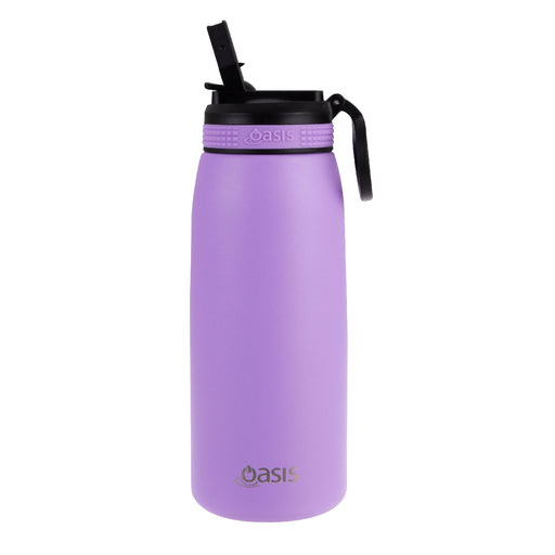 Oasis S/S Insulated Sports Bottle w/Sipper 780ml - Lavender - Kitchen Antics