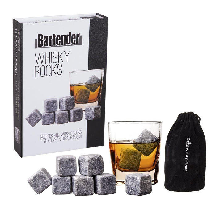 Bartender Whisky Rocks Set of 9 - Kitchen Antics