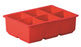 Avanti Silicone 6 Cup Ice Cube Tray - Red - Kitchen Antics