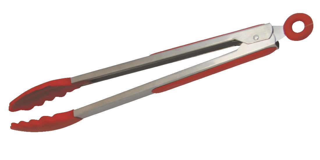 Avanti Tongs with Silicone 30cm - Red - Kitchen Antics