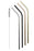 Avanti Stainless Steel Straws Set of 4 - Colours