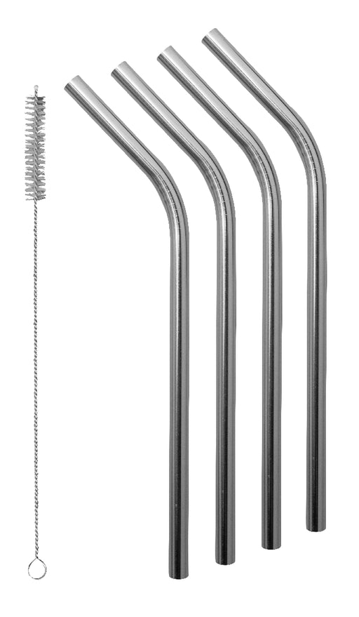 Avanti Stainless Steel Smoothie Straws - Set of 4 - Kitchen Antics