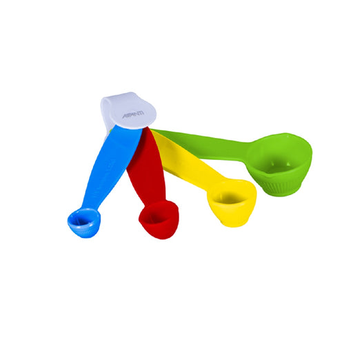 Avanti Ribbed Measuring Spoons - Primary Colours - Kitchen Antics