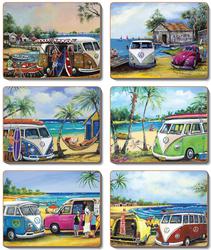 Cinnamon 'Kombi" Placemats Set of 6 - Kitchen Antics