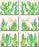 Cinnamon 'Cacti Garden' Coasters Set of 6 - Kitchen Antics