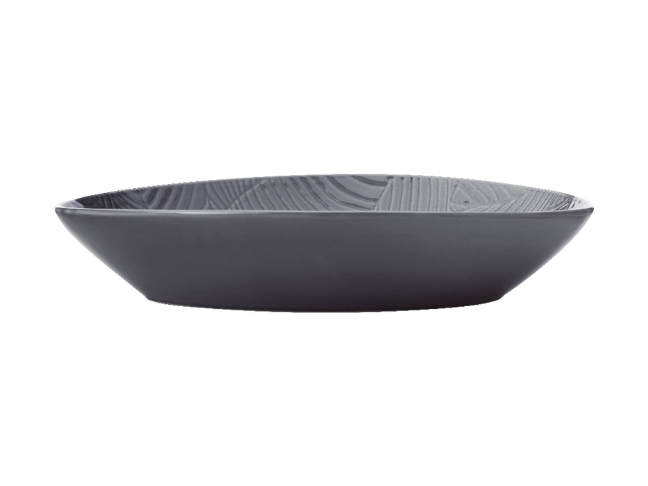 MW Panama Oval Serving Bowl 32x23cm Grey Gift Boxed