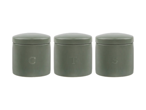 MW Epicurious Canister 600ML Set of 3 Sage Gift Boxed - Kitchen Antics