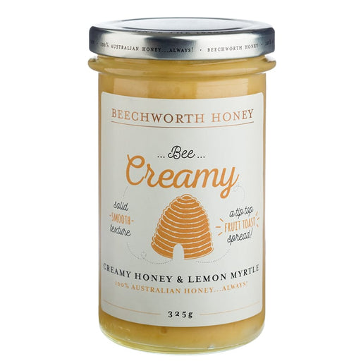 Beechworth Honey Bee Creamy Honey and Lemon Myrtle 325g - Kitchen Antics